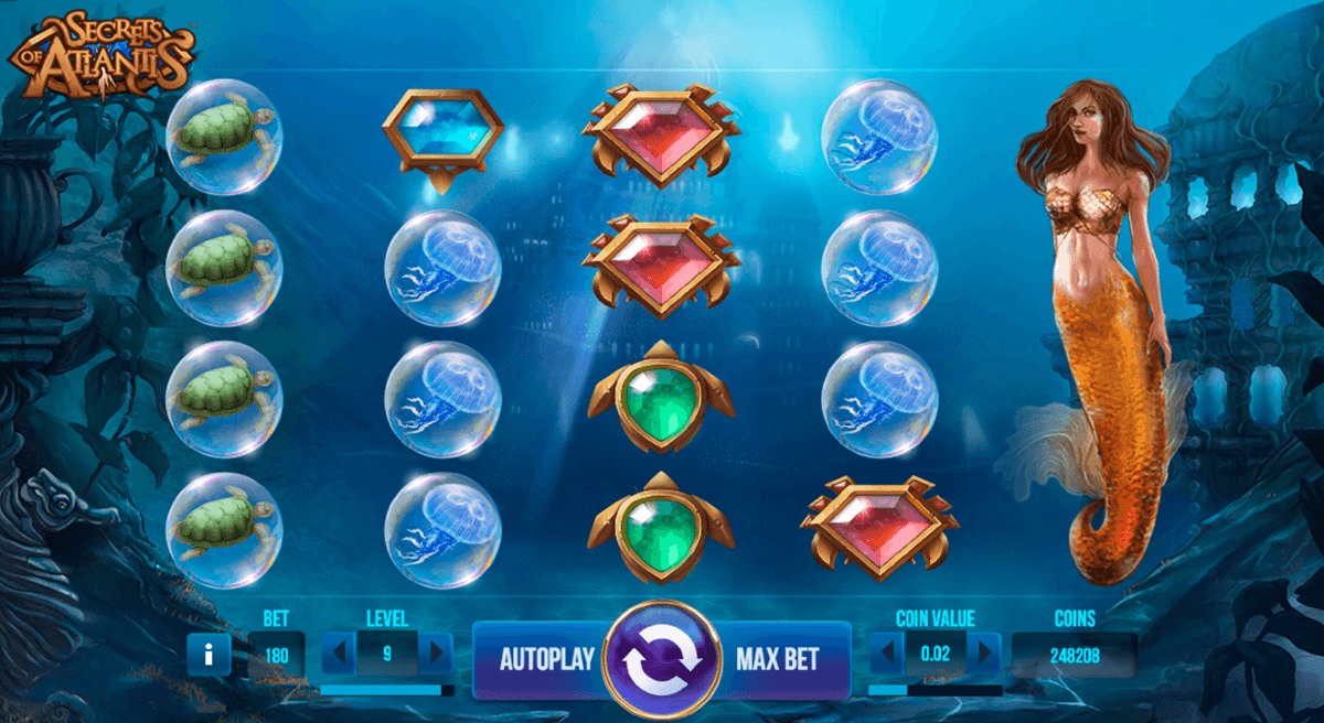 secrets of atlantis netent tragamonedas gratis