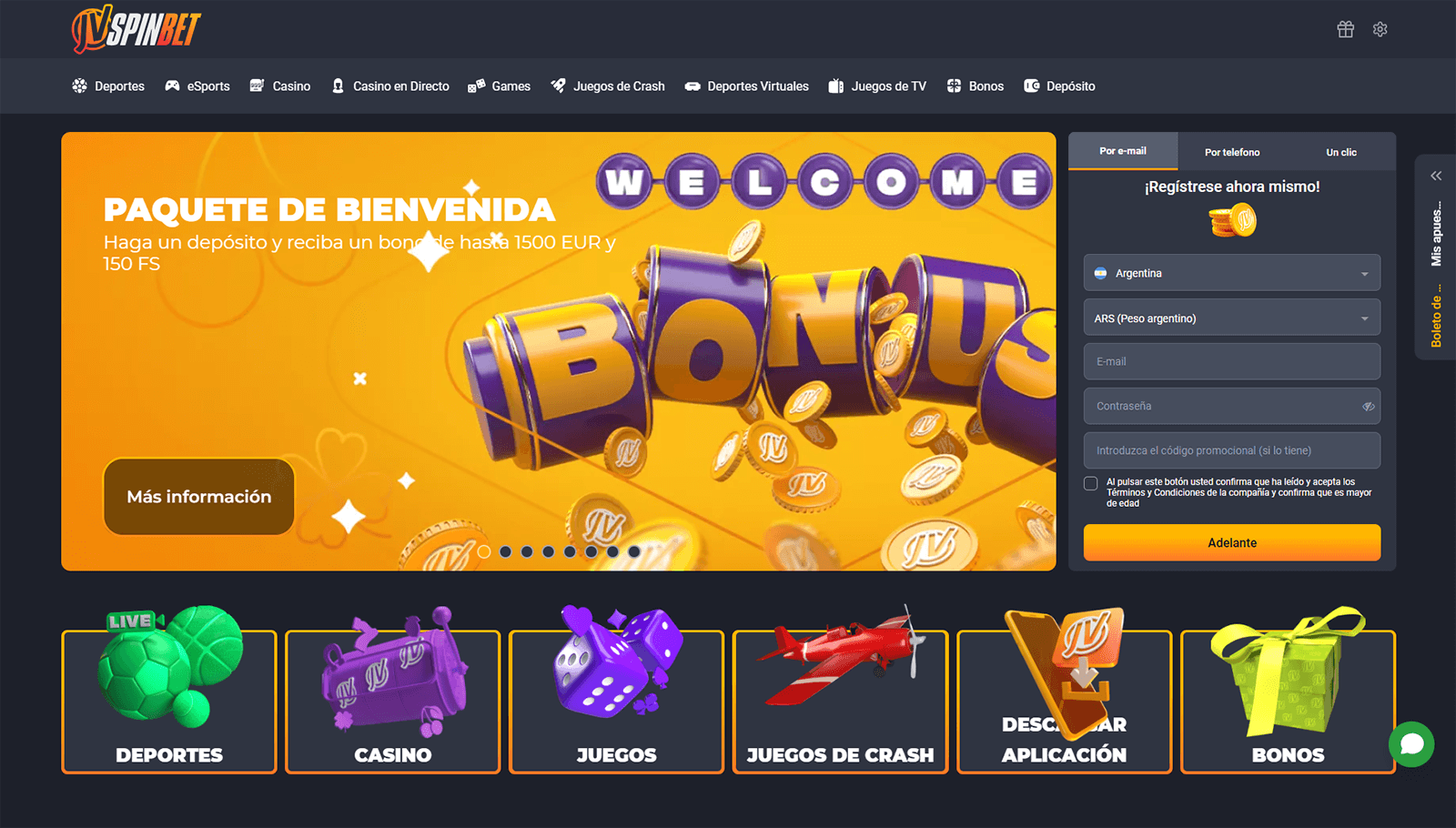 CasinoEnlineaHEX   JVSpinBet Casino Pagina de Inicio