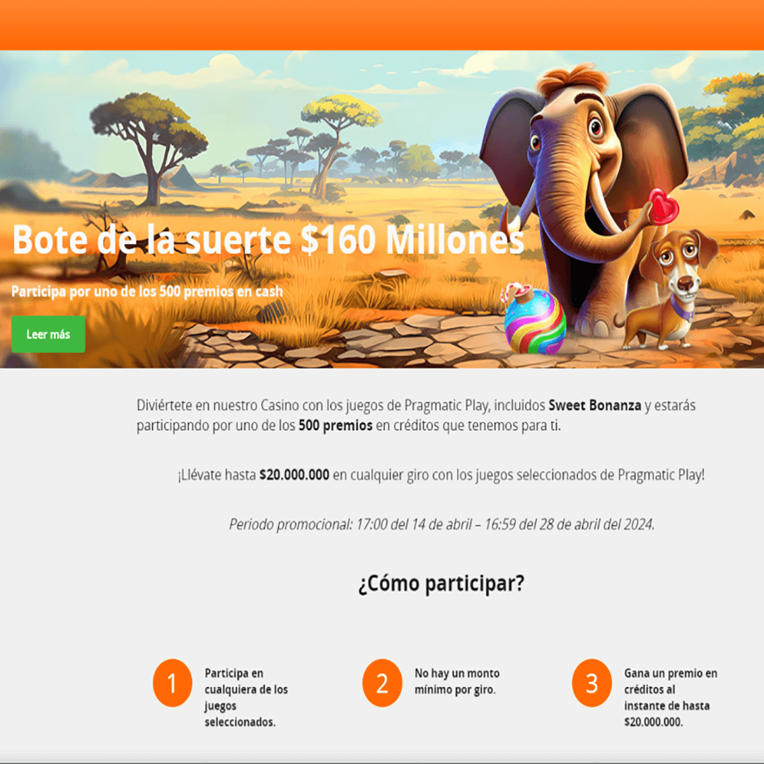 CasinoEnlineaHEX.com Visita la seccion de bonos