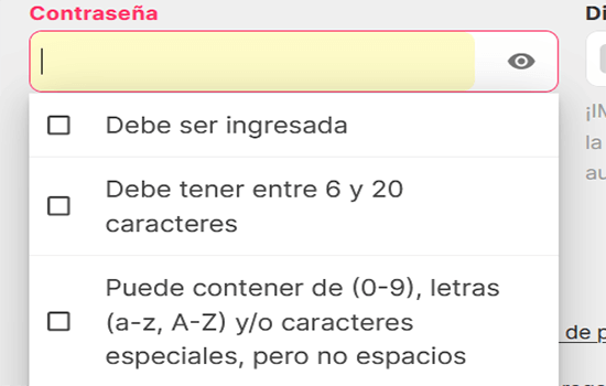 CasinoenLineaHEX Crea un nombre de usuario y una contrasena segura