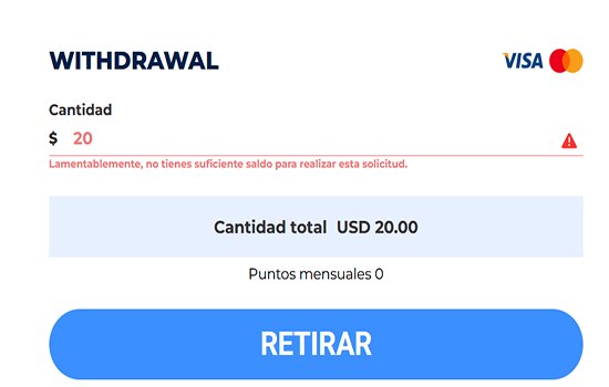 CasinoenLineaHEX Ingrese el monto de la tarjeta de debito