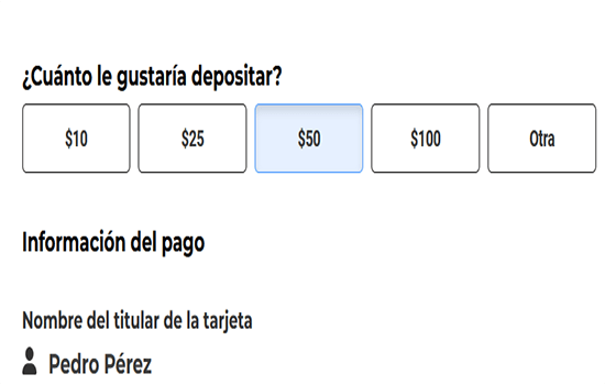 CasinoenLineaHEX Verifica la cantidad a depositar