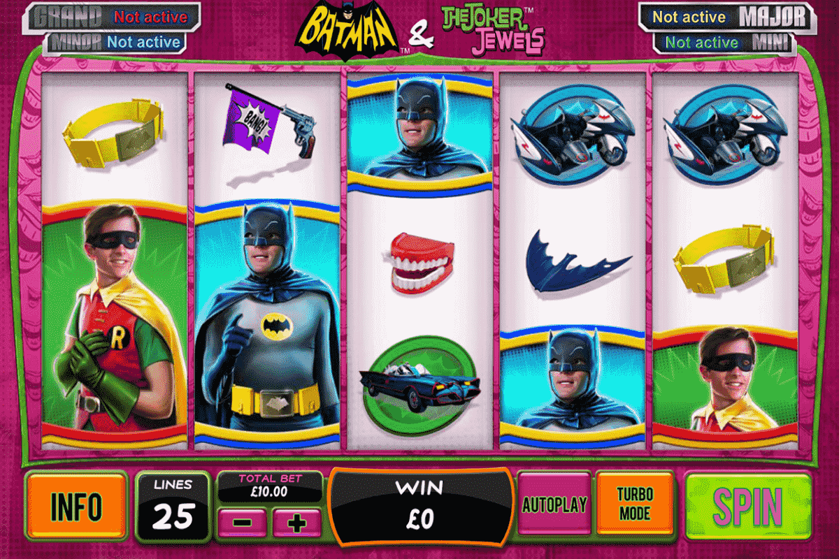 batman the joker jewels playtech screenshot 