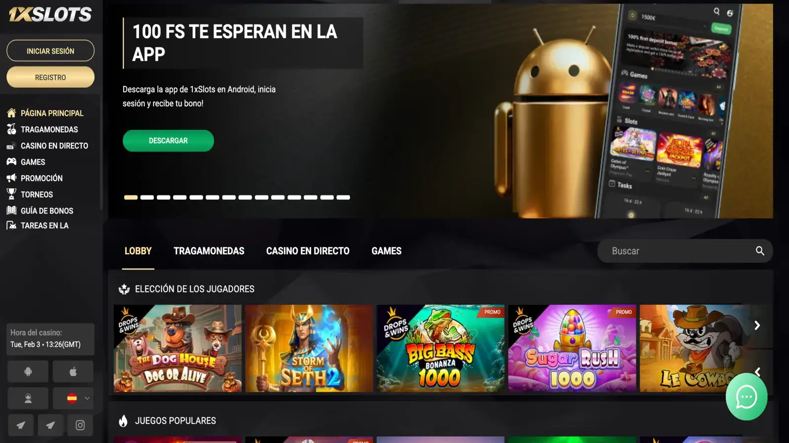 1xSlots Homepage ARS