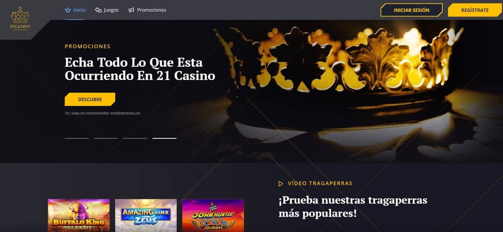 Reseña de 21Casino online en Latinoamérica