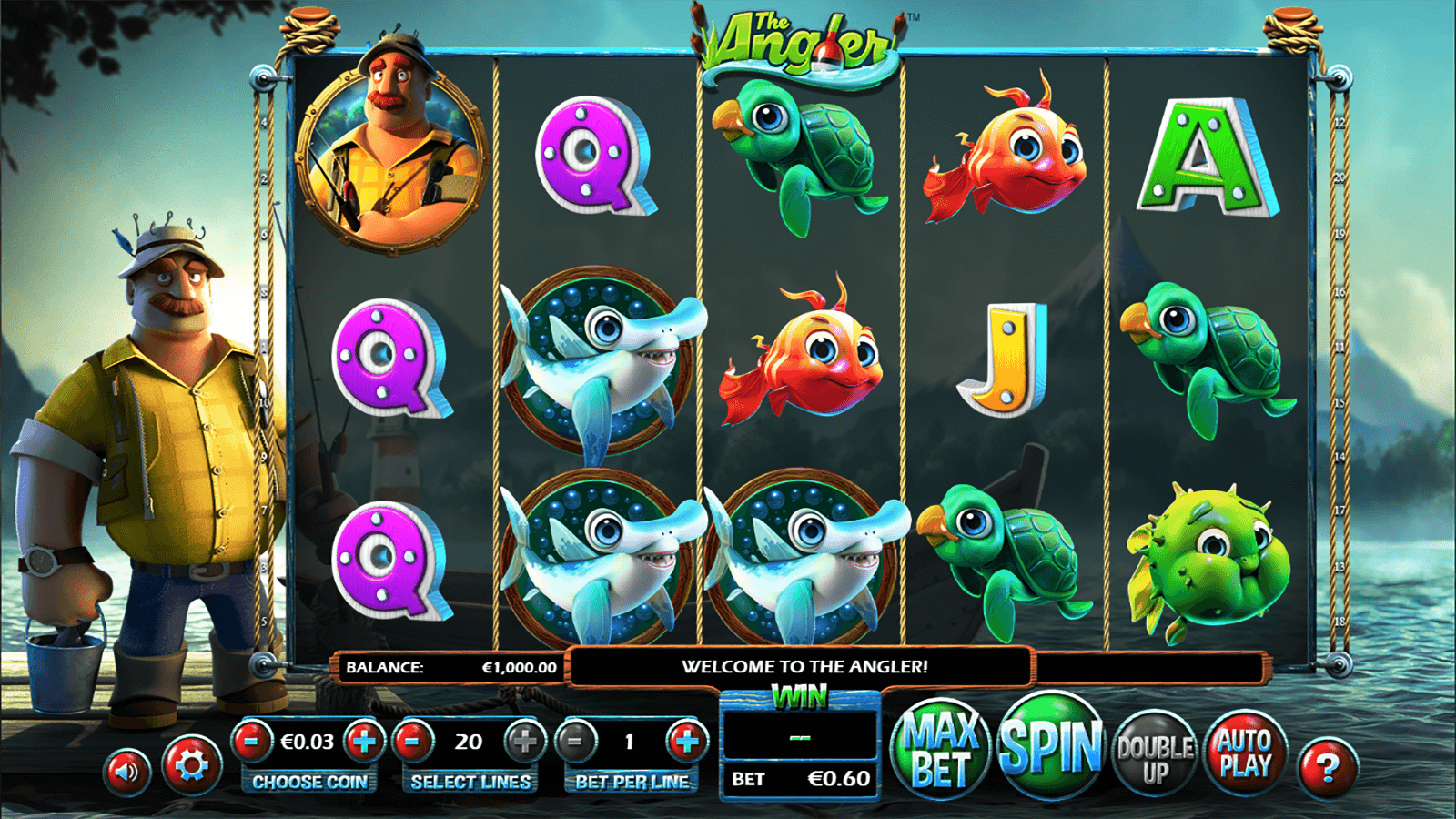 3D Slot The Angler Betsoft