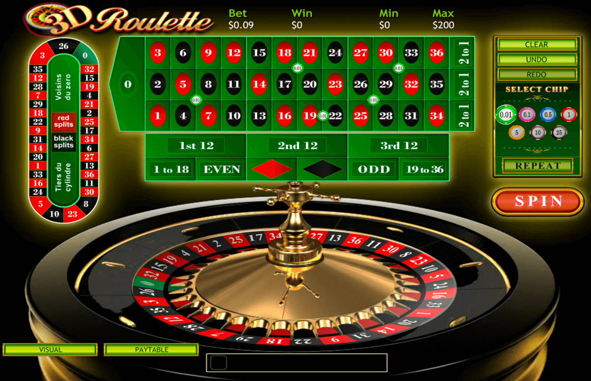 roulette 3d online free