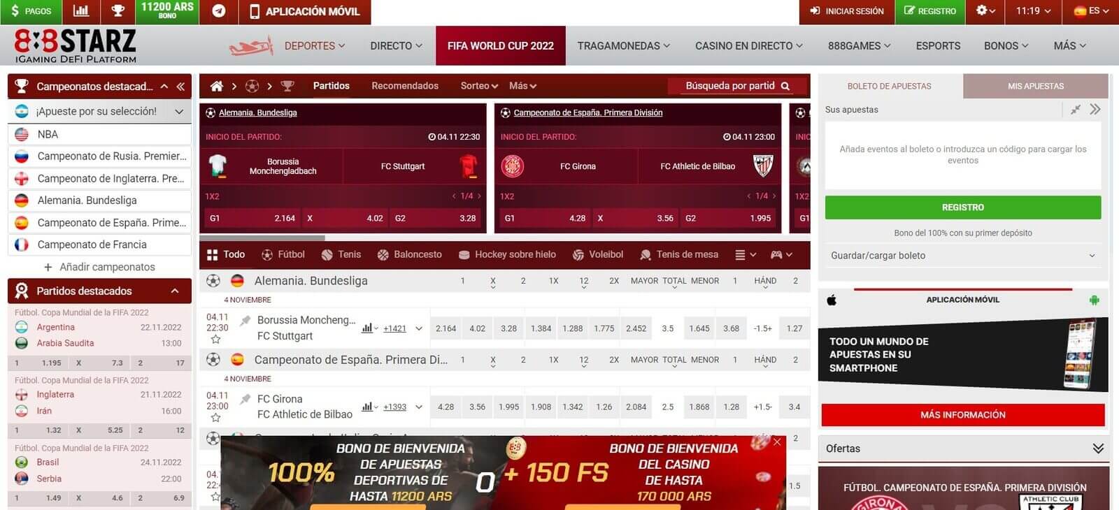 Apuestas deportivas en 888StarzBet Casino online en Latinoamérica