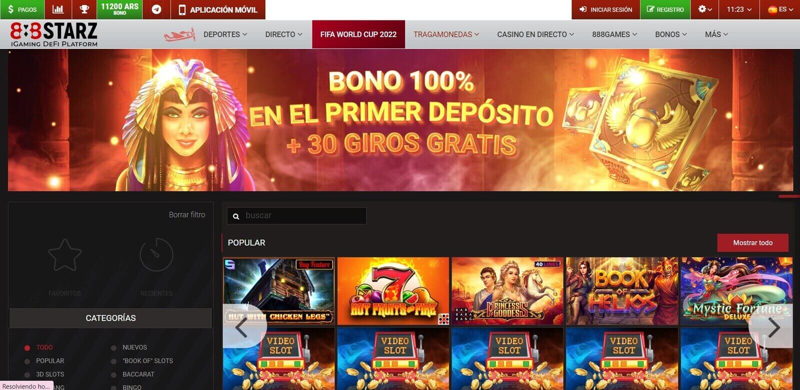 Reseña de 888StarzBet Casino en Latinoamérica
