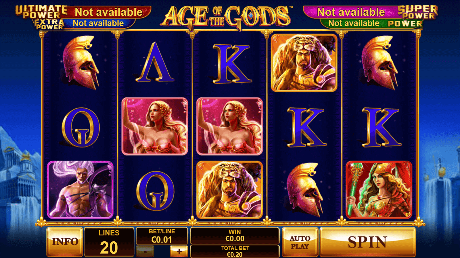 Age of the Gods Playtech
