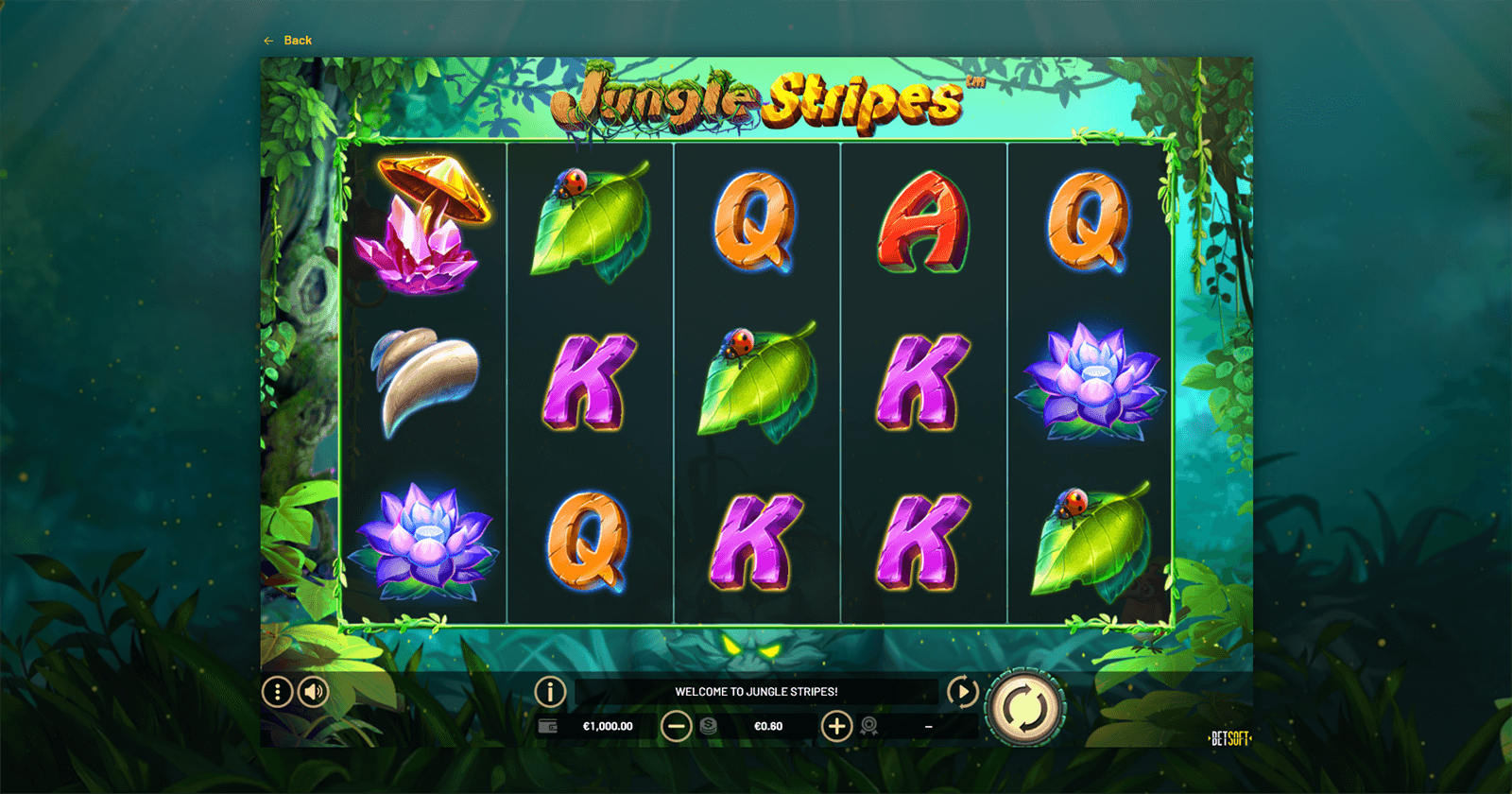 BetSoft Jungle Stripes Slot