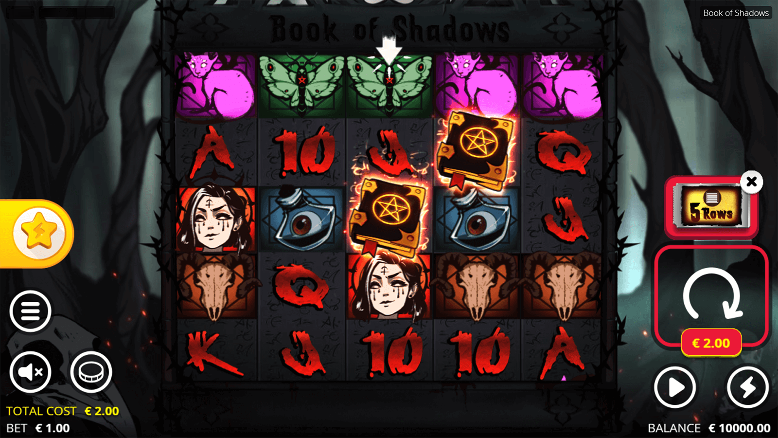 Book of Shadows Nolimit City Slot