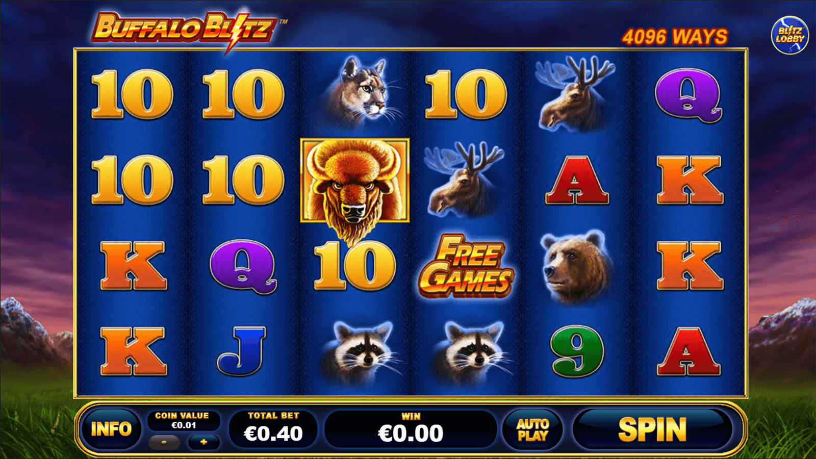 Buffalo Blitz Slot Playtech