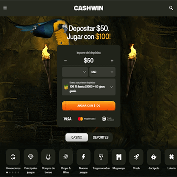 CasinoEnlineaHEX.com Acceso al Sitio Oficial y Registro CashWin