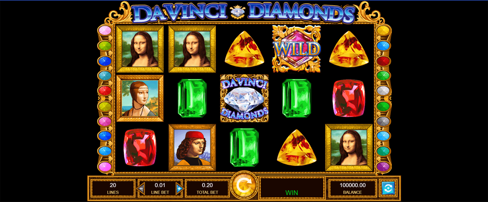 CasinoEnlineaHEX.com   Davinci Diamonds Tragamonedas Gratis