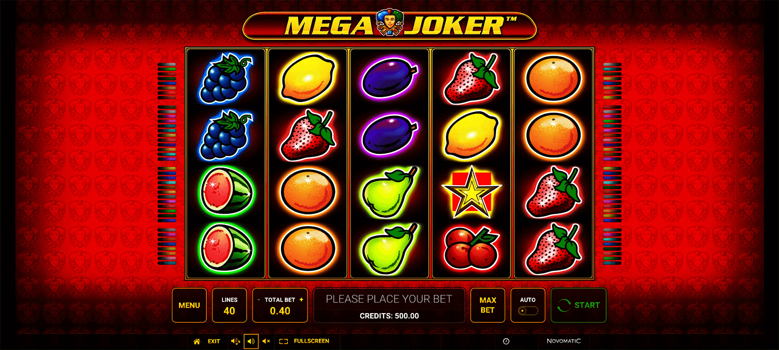 CasinoEnlineaHEX.com   Mega Joker Online Novomatic