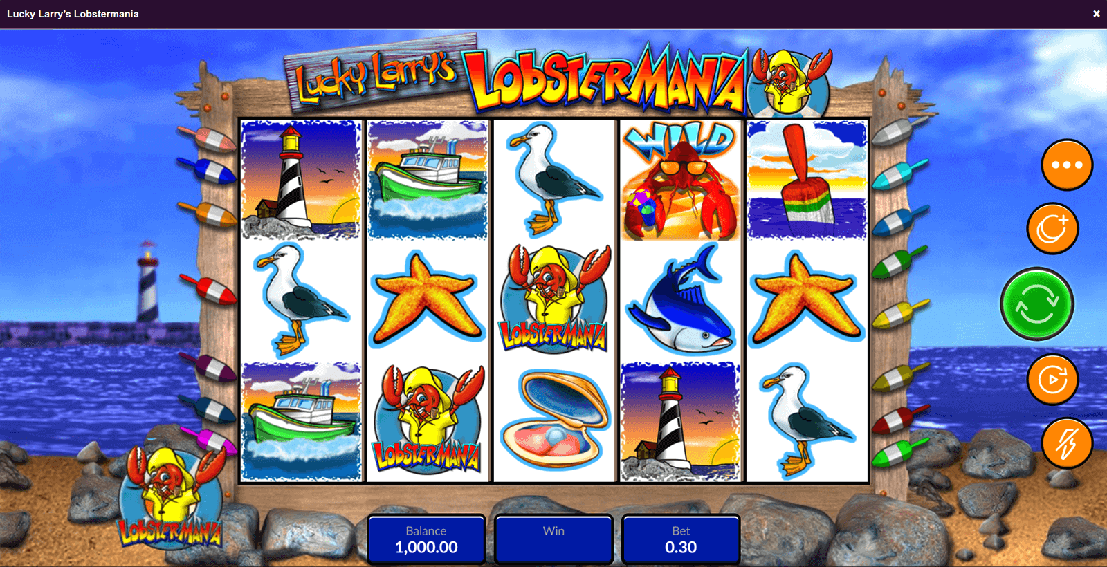 CasinoEnlineaHEX.com   Tragamonedas Lobstermania