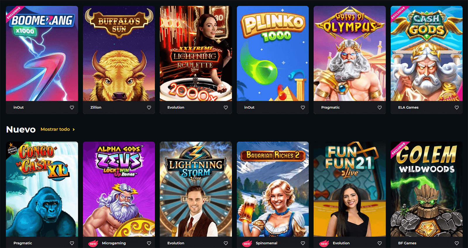 CasinosOnlineHEX.cl   Boomerang Online Casino Juegos