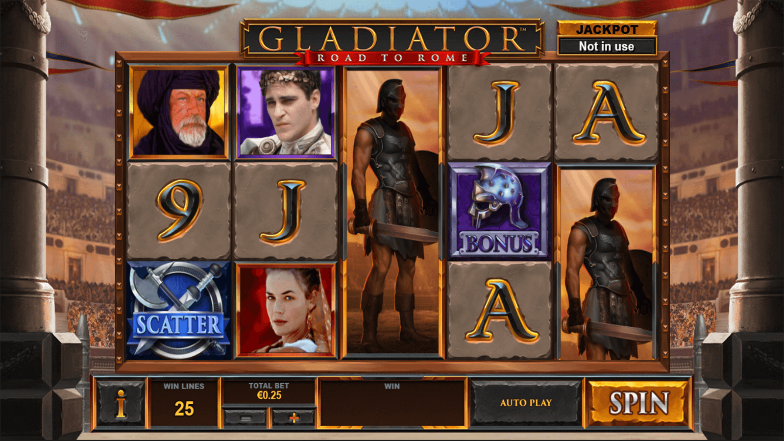Gladiator Road to the Rome Slot Playtech