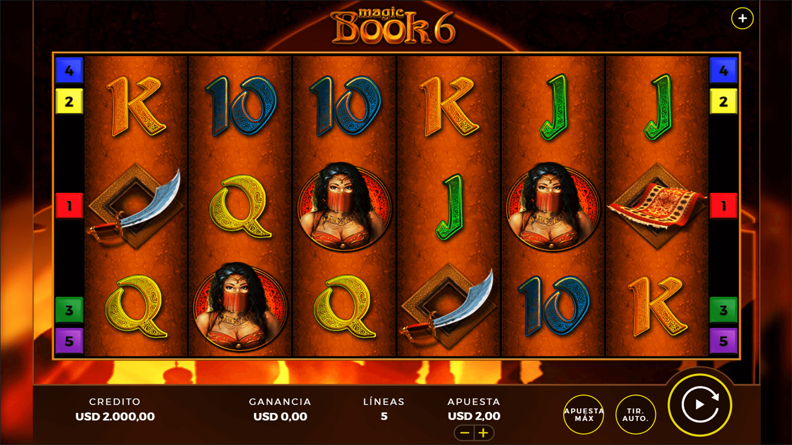 Magic Book 6 Slot Bally Wulff