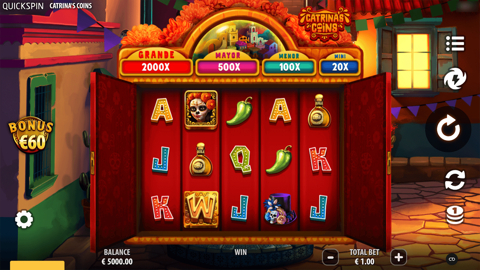 Quickspin Catrinas Coins Slot