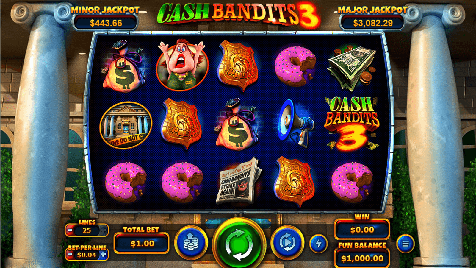 RTG Cash Bandits 3 Slot