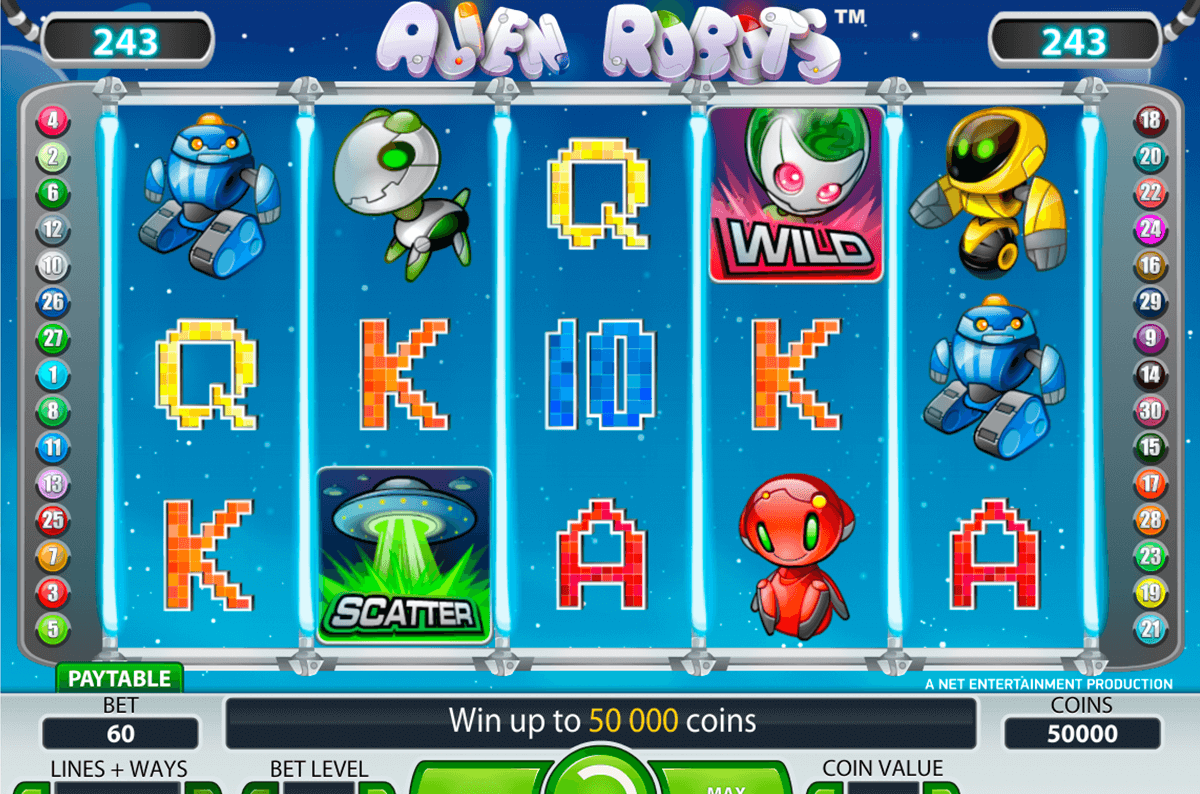 alien robots netent tragamonedas gratis