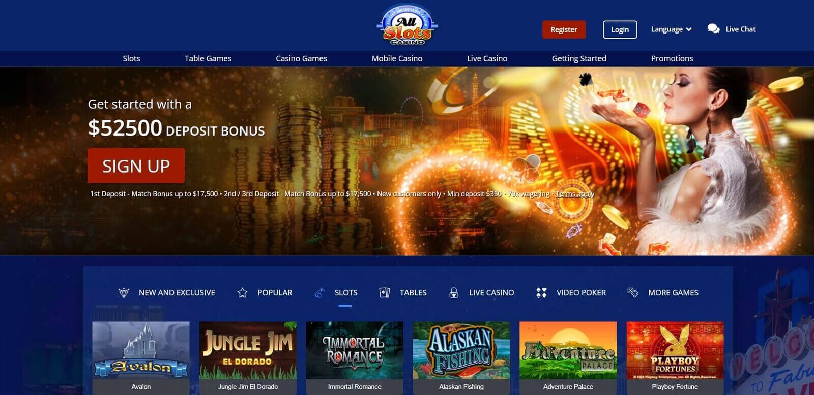 Tragamonedas de AllSlots Casino online en Perú