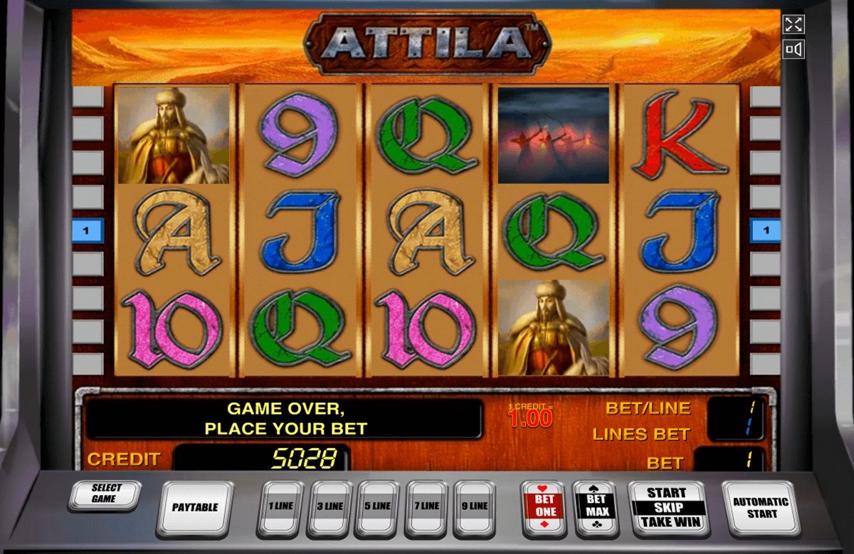 attila novomatic tragamonedas gratis