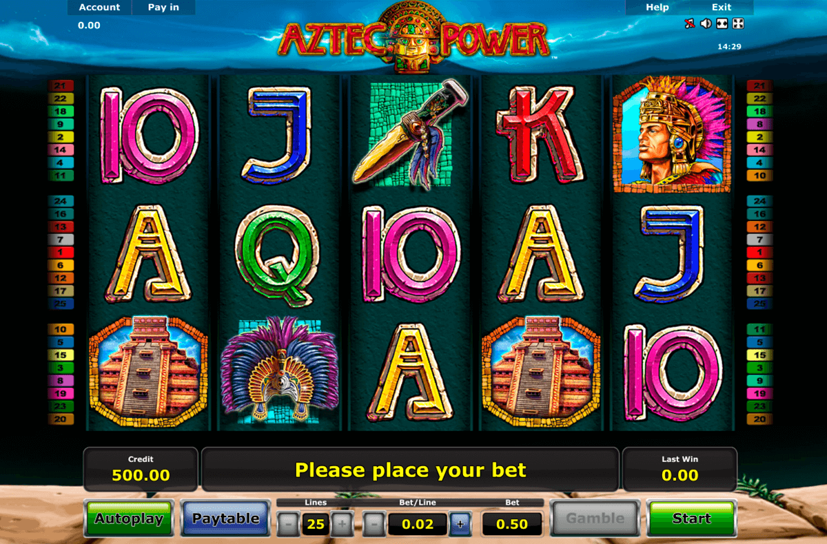 aztec power novomatic tragamonedas gratis