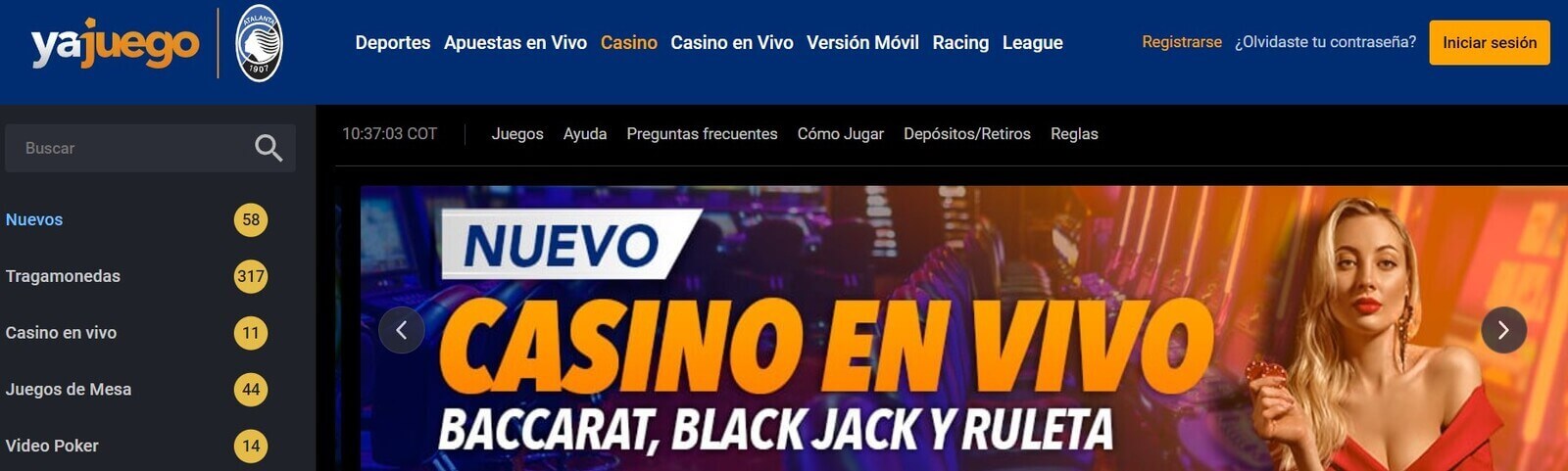 Betjuego Casino en Colombia