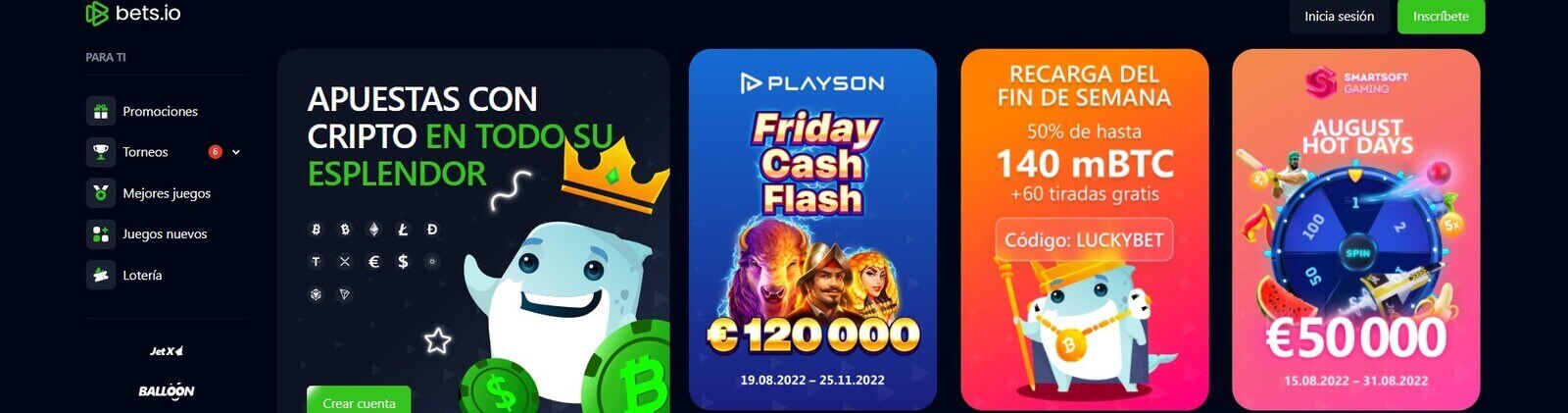 Reseña de Bets.io Casino online en Latinoamérica
