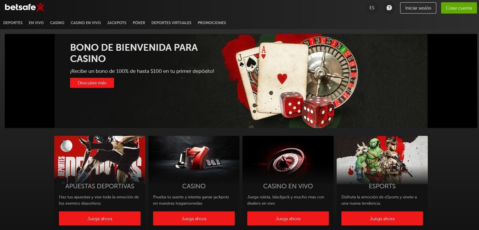 Reseña de BetSafe Casino Casino online en Latinoamérica