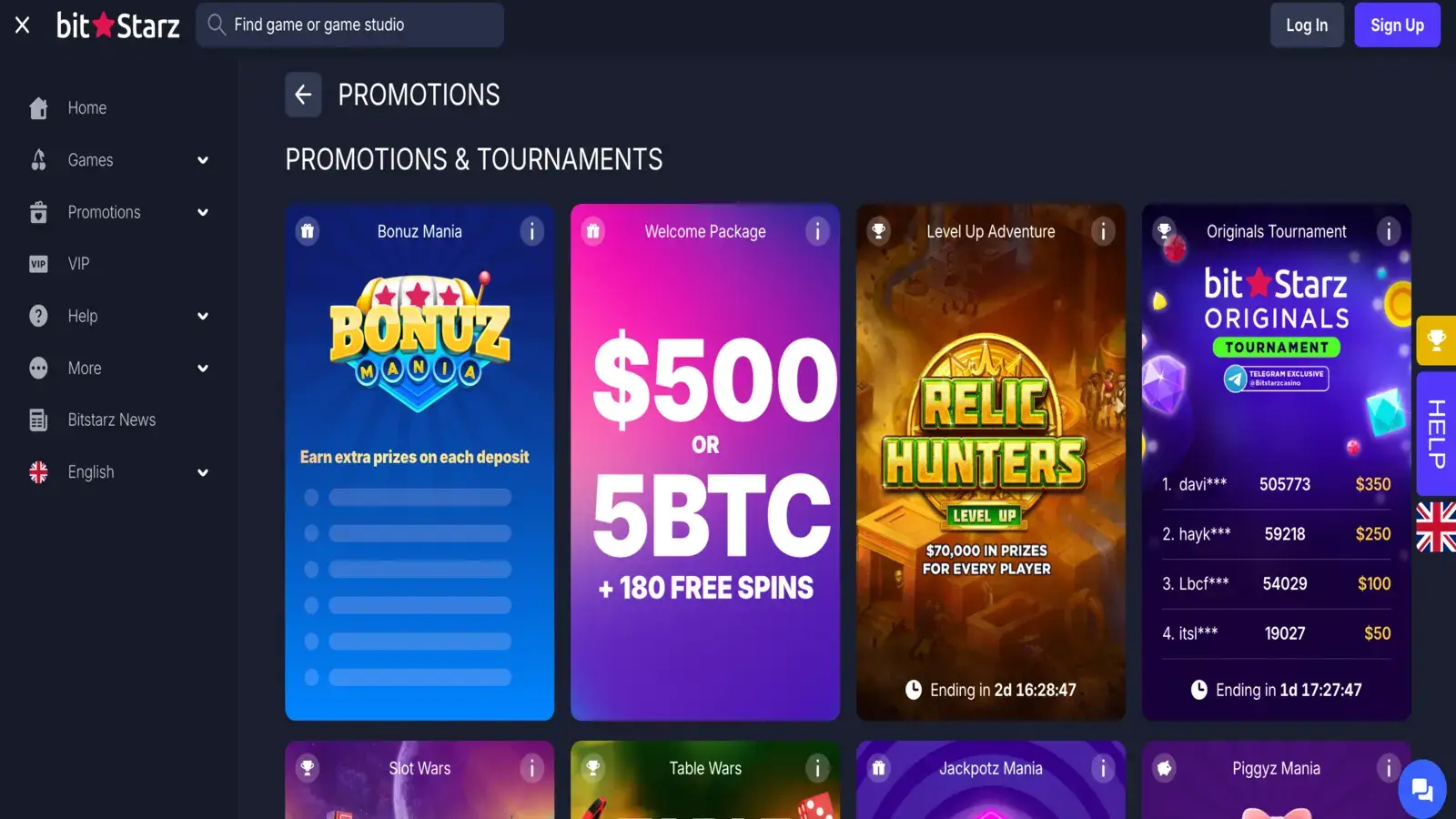 BitStarz Promotions