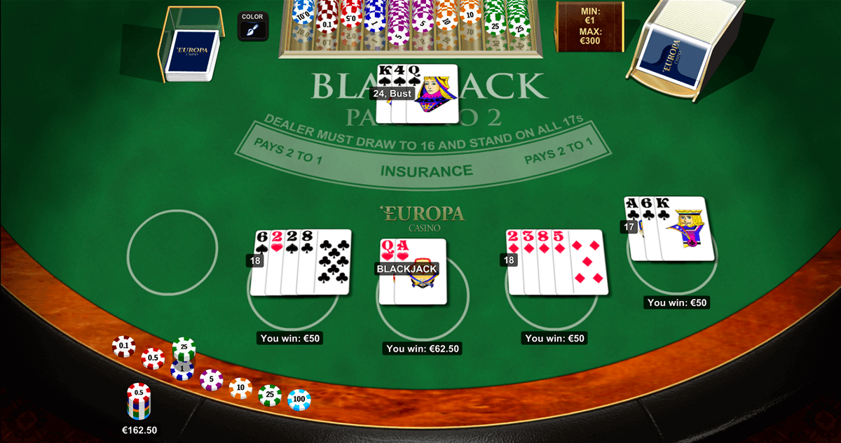 blackjack multihand  playtech