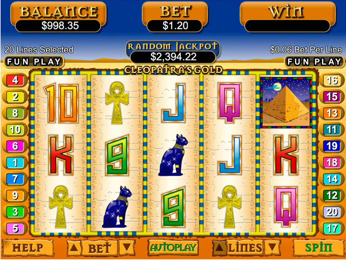 cleopatras gold rtg tragamonedas gratis