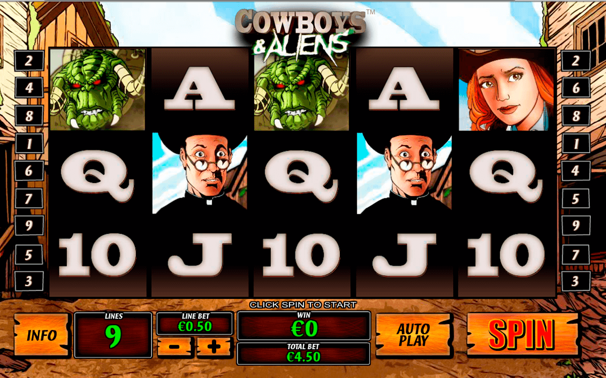 cowboys and aliens playtech tragamonedas gratis