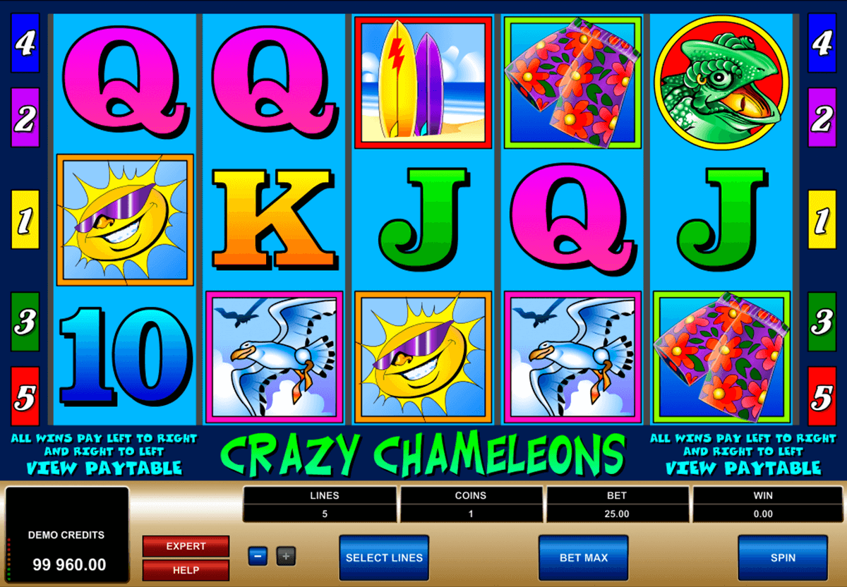crazy chameleons microgaming tragamonedas gratis