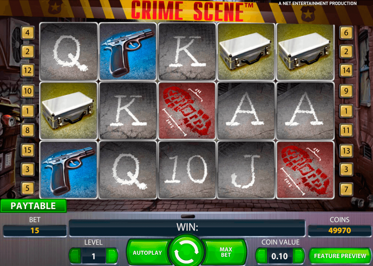 crime scene netent tragamonedas gratis
