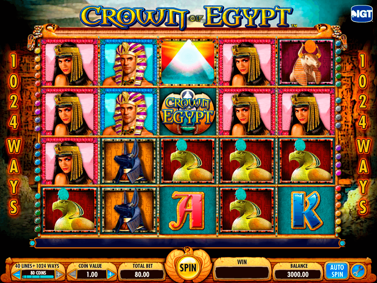 crown of egypt igt tragamonedas gratis