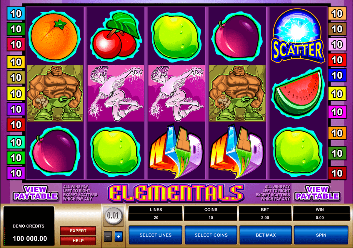 elementals microgaming tragamonedas gratis
