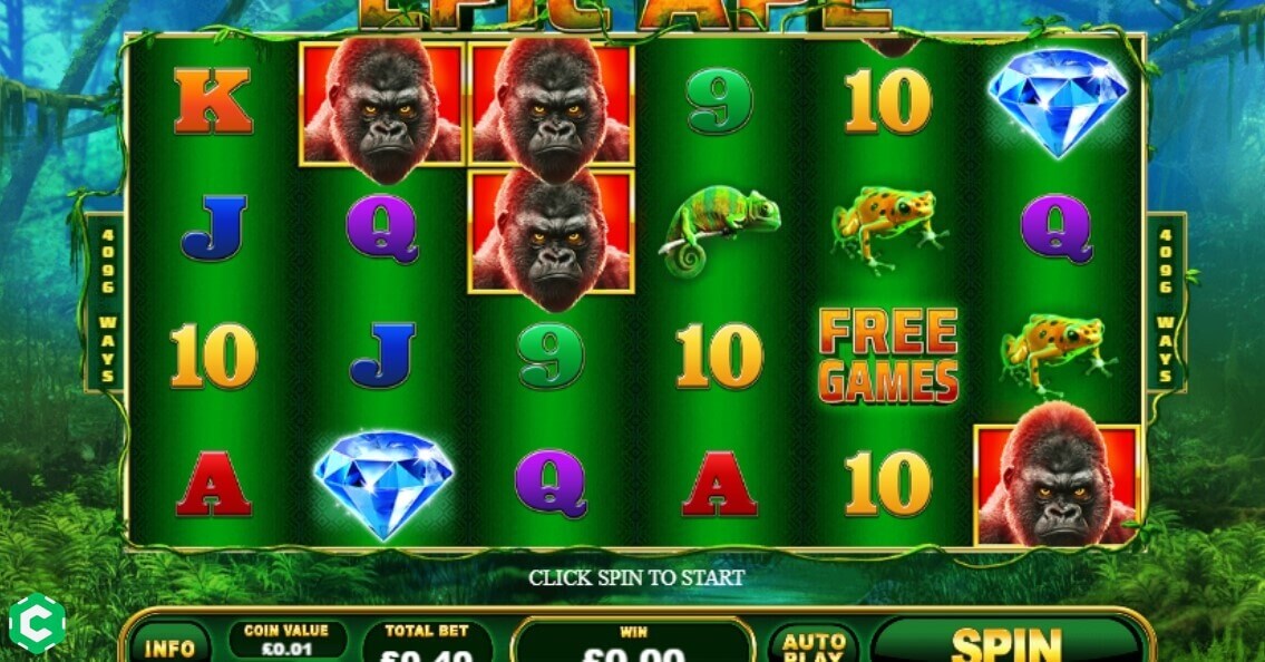 Tragamonedas Epic Ape