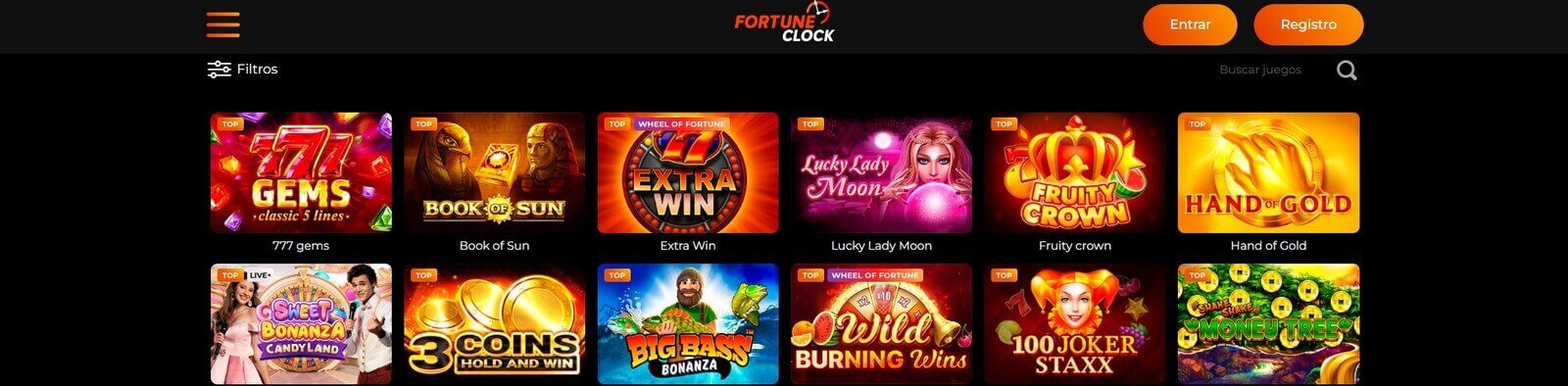 Máquinas Tragamonedas de casino Fortune Clock