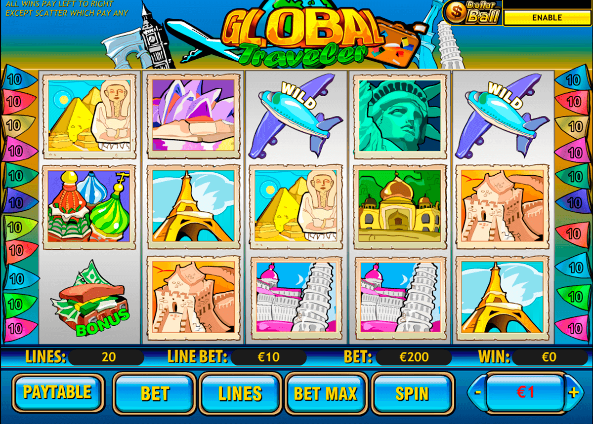 global traveler playtech tragamonedas gratis