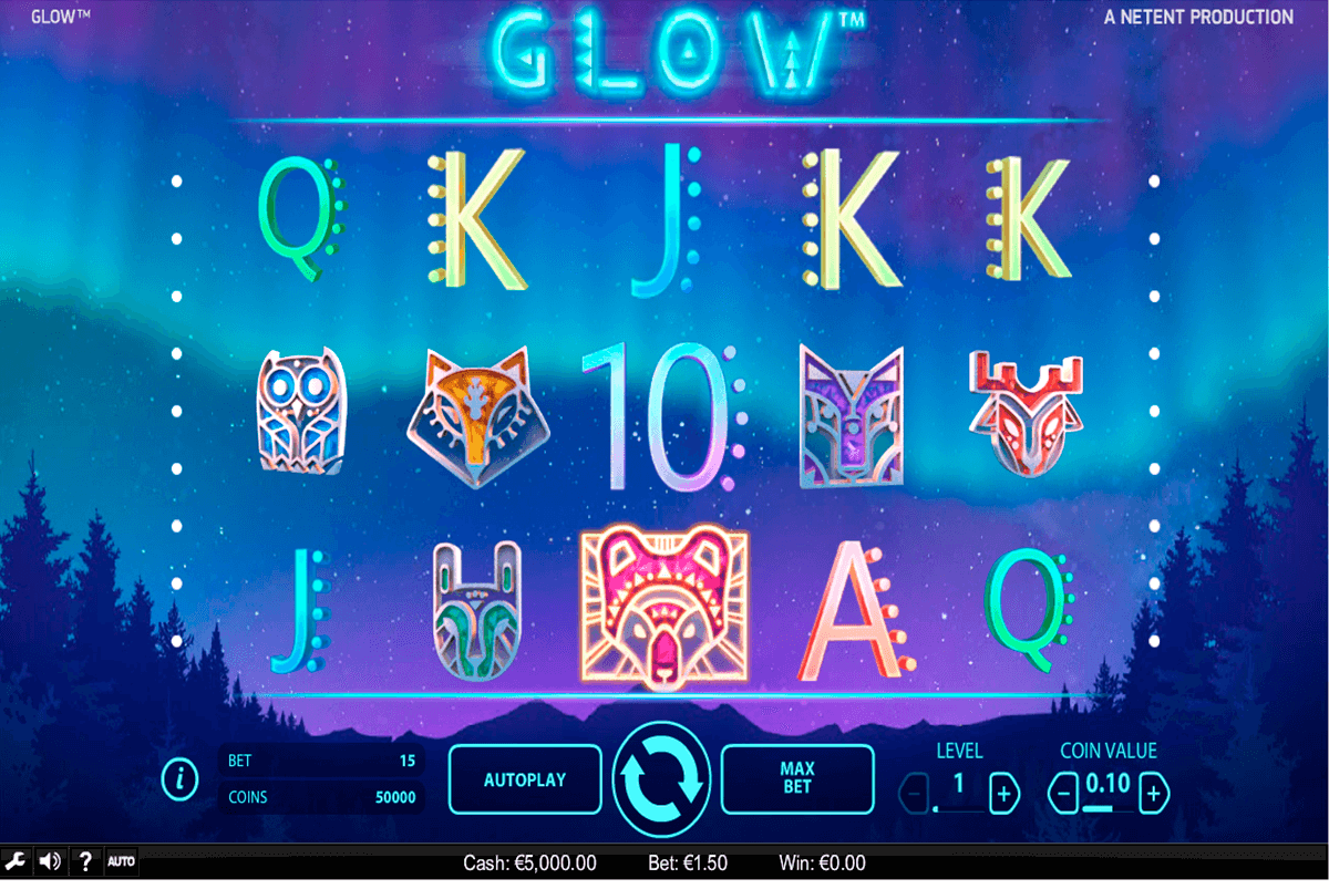 glow netent tragamonedas gratis