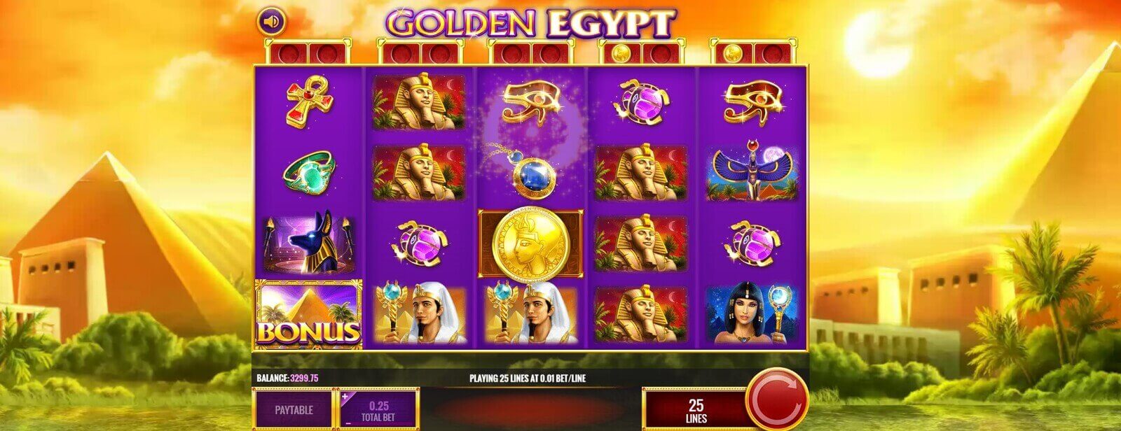 Tragamonedas Golden Egypt de IGT