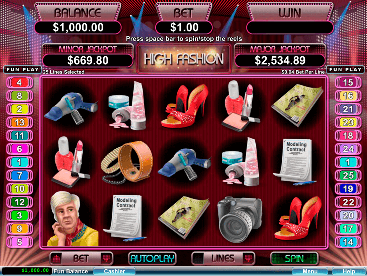 high fashion rtg tragamonedas gratis