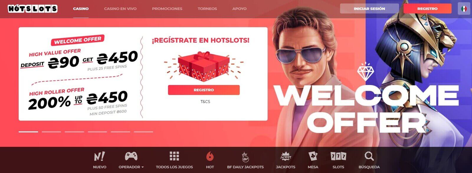 Reseña de HotSlots Casino online en México