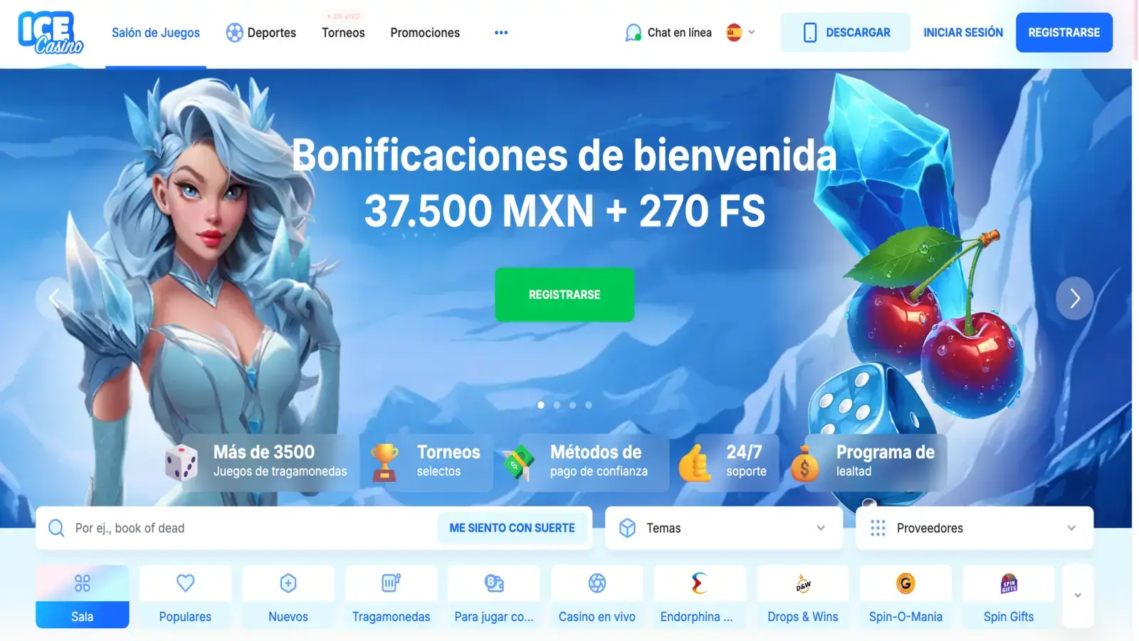 IceCasino Homepage MX