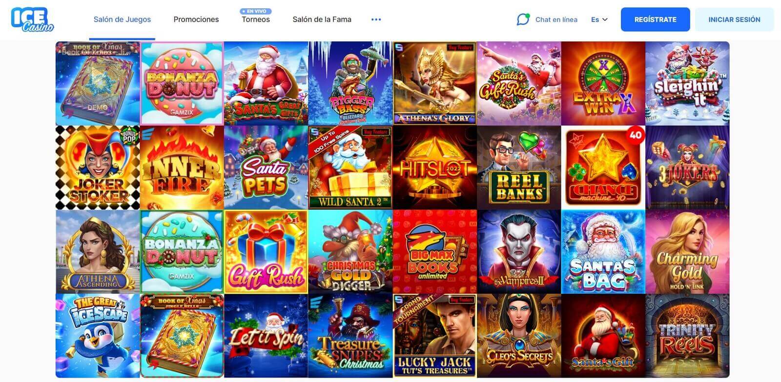 Tragaperras de Ice Casino online en Latinoamérica